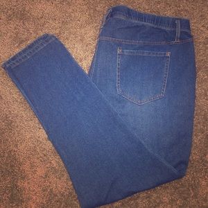 💙Blue jean jeggings 2x